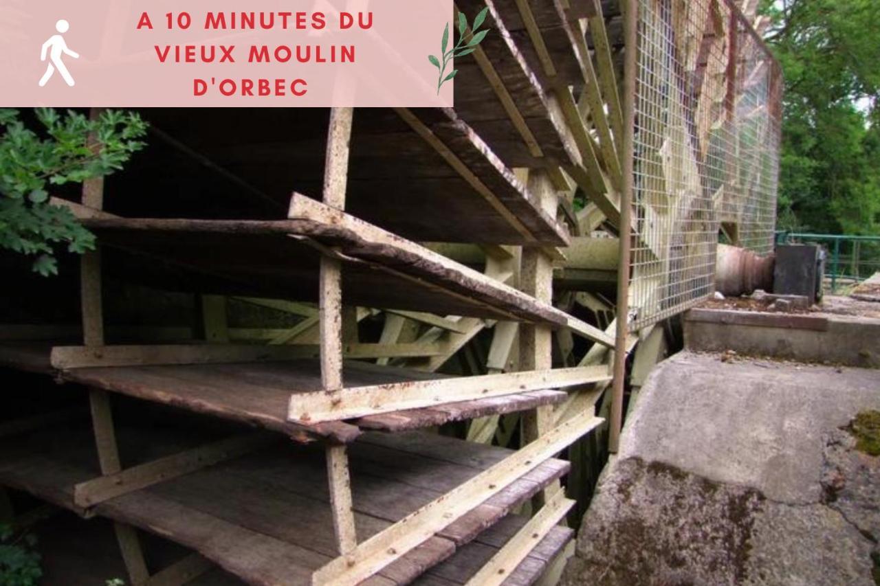 Suite Jungle - Jardin, Netflix Et Parking - Le Manoir Aux Pommes Orbec Exterior photo