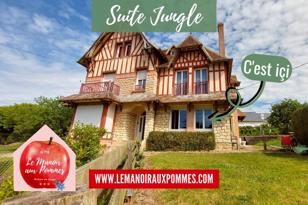 Suite Jungle - Jardin, Netflix Et Parking - Le Manoir Aux Pommes Orbec Exterior photo